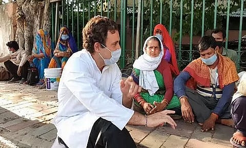 Rahul Gandhi's meeting with migrants ignites Cong-govt verbal duel