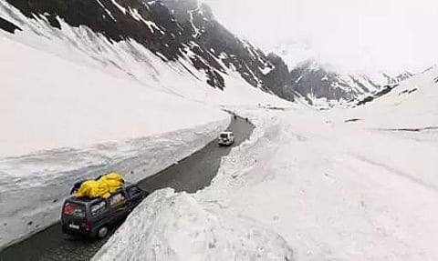 Manali-Leh highway reopens after snow-clearing operations amid coronavirus pandemic