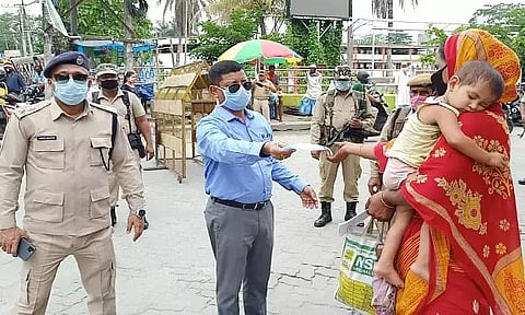 Elderly people, kids venture out despite restriction on movement in Mangaldai