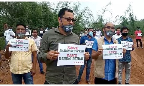 Is Saleki Proposed Reserved Forest (PRF) within Dehing Patkai WLS?