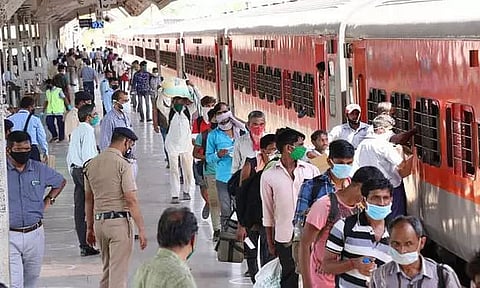 Migrants suffer as trains are re-routed