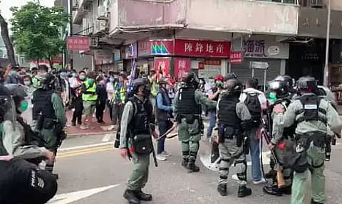 180 arrested in Hong Kong protest against China planned national security law
