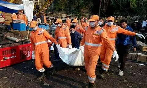 State Disaster Response Force (SDRF) rescues 10 locals in Meghalaya
