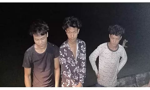 Three teenagers rescued by Police from drowning in flood water