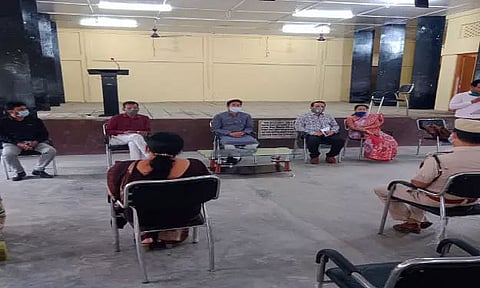 Tezpur MP Pallab Lochan Das visits quarantine centres set up in tea estates