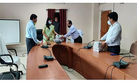 Free textbooks distributed to government higher secondary schools in Goalpara