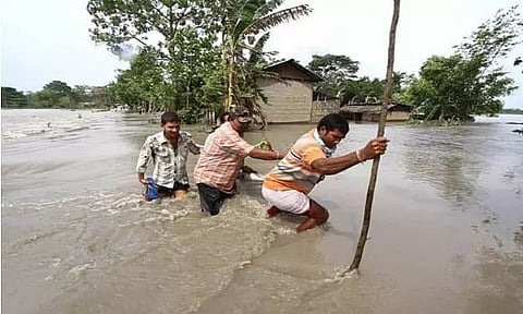 Flash flood recedes in Lakhimpur district