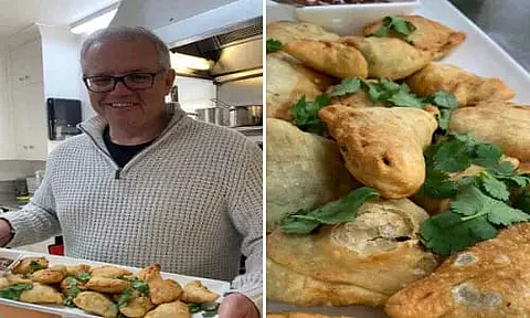 Australian PM Scott Morrison makes samosas, wishes to share with Modi