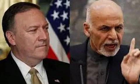 Afghan President Ashraf Ghani, Mike Pompeo discuss Afghan peace efforts