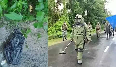 IED recovered by Security forces along NH-38 in Digboi