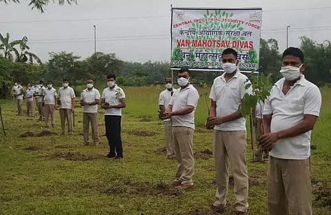 CISF plants 12,000 saplings in Northeast on the occasion of World Environment Day