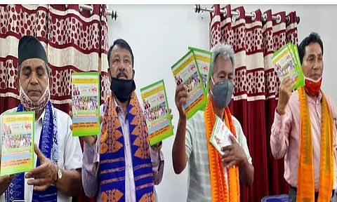 UPPL candidate for Bhairabkunda constituency releases poll manifesto