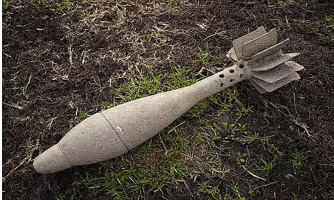 Two World War II period mortar shells were disposed of in Manipur