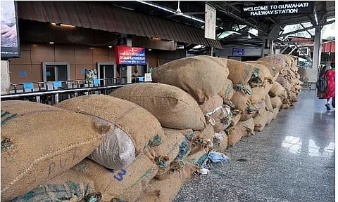 Government Railway Police (GRP) seized 20 quintals of elaichi in Guwahati