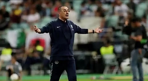 Juventus coach Maurizio Sarri looking to win league title
