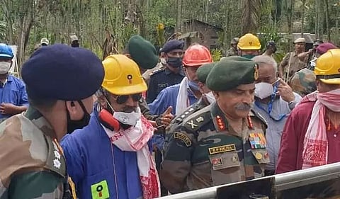 GOC, Lt General Rana Pratap Kalita visits Baghjan