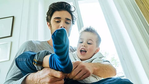 Learning a new skill with your children on Father's Day