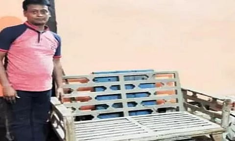 Rupkonwar Jyoti Prasad Agarwala's arm chair preserved at Gohpur