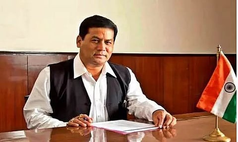 Chief Minister Sarbananda Sonowal greets HS passed students