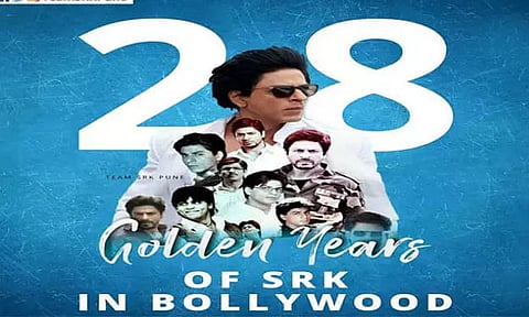 Shah Rukh Khan thanks fans for 'allowing' him to entertain for over 28 years