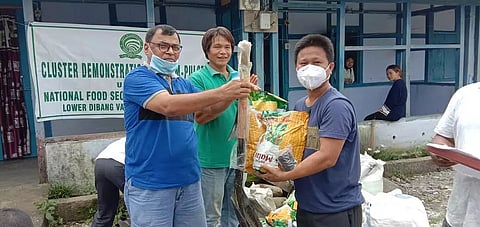 Tools to farmers distributed in Lower Dibang Valley district