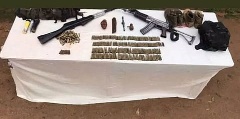 Large cache of arms and ammunition recovered in J&K's Rajouri district
