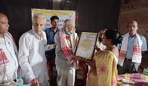 Social worker Prahlad Phukan conferred 'Shishu-Bandhu' title