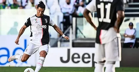 Juventus beat Torino in derby; Cristiano Ronaldo scored from a free-kick