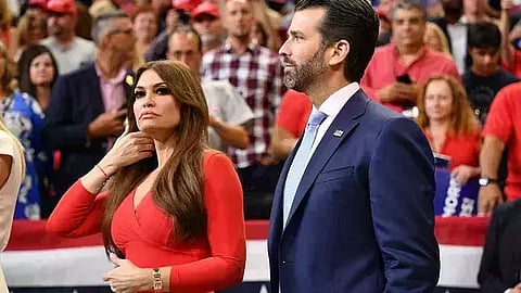 Donald Trump Jr's girlfriend Kimberly Guilfoyle reports being asymptomatic