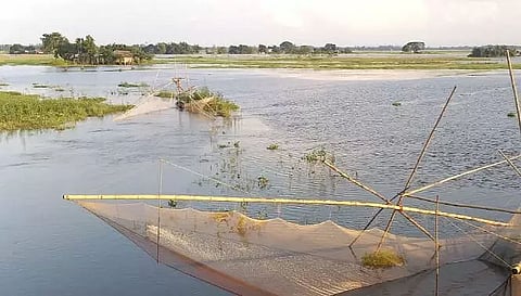 Several villages flooded in Barpeta due to Kurichu Hydro Power Plant