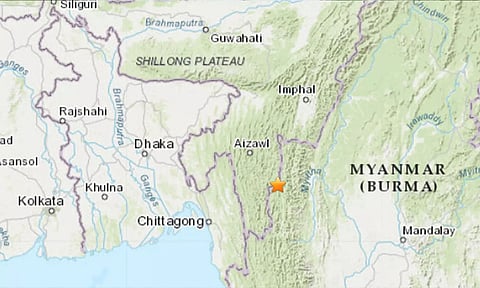 4.3 magnitude earthquake jolts Mizoram, 9th in a month
