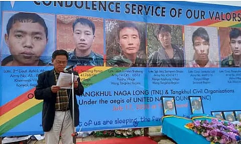 Manipur Nagas pay tribute to the 6 slain NSCM-IM cadres