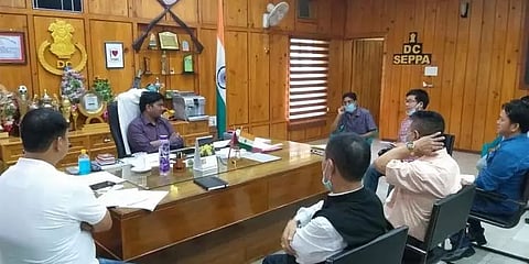 East Kameng DC meeting to sustain ODF status of district