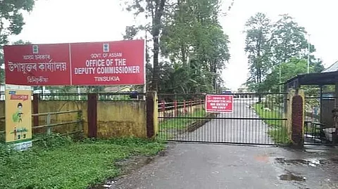 Tinsukia Deputy Commissioner office declared as a containment zone