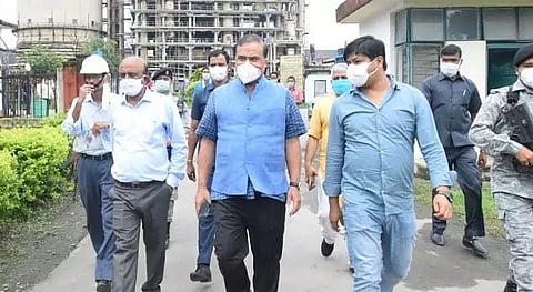 Himanta Biswa Sarma visits Brahmaputra Valley Fertilizer Corporation Limited, Namrup