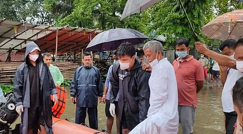 Minister Phani Bhusan Choudhury visits flood-affected areas of Bongaigaon