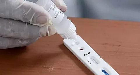Tezpur DC inaugurated Rapid Antigen Test Centre at Hem Baruah Hall