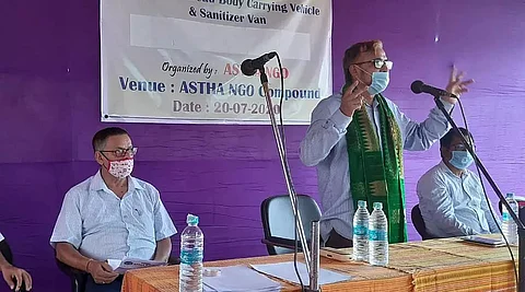 Ambulance and sanitizer van donated to Astha NGO in Udalguri