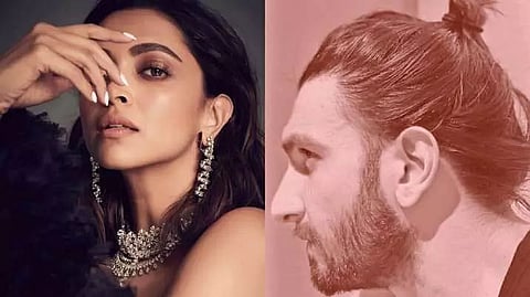 Bollywood Actor Ranveer Singh flaunts man bun styled by Deepika Padukone