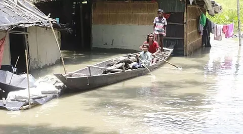 Flood worsens in Lakhimpur; 154 revenue villages reeling under water