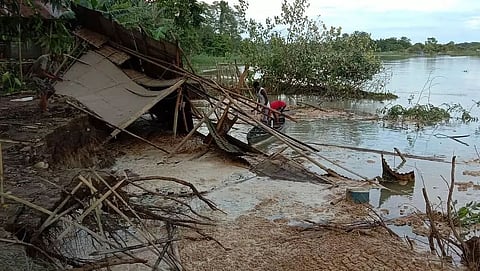 Erosion by Charikoriya River wreaks havoc in Dhakuakhana of Lakhimpur district
