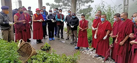 Afforestation drive held at Bomdila 'sinking zone'
