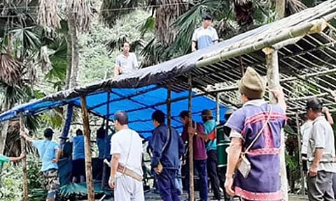 Arunachal locals band together to build huts exclusively for COVID-19 frontline workers