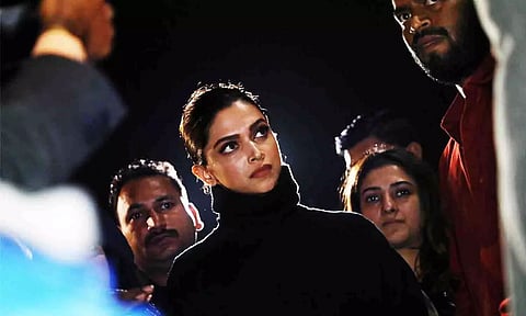 File image: Deepika at the JNU protest