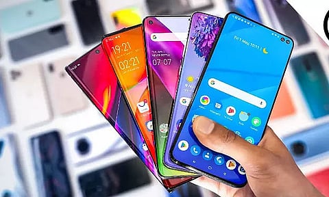 Smartphone handed over by the Rotary Club of Dibrugarh