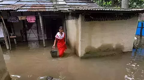 Latest flood situation in Assam slightly improved | death toll 108