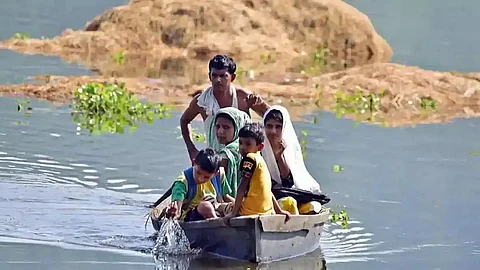 Greater Dibrugarh Press Club distributed Relief items for flood-affected people