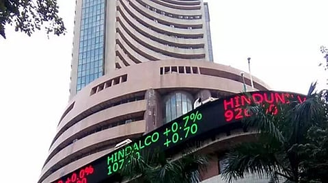 Sensex sheds initial gains to trade in red on Friday