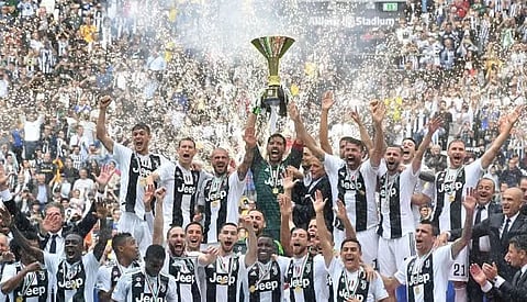 Juventus lift Serie A trophy