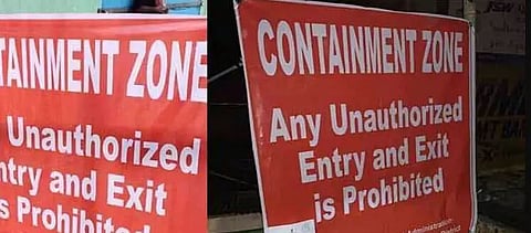 Several areas in Shillong declared as containment areas